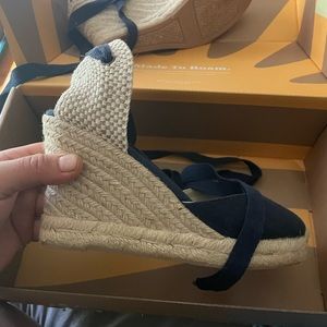 NWT Soludos classic wedges 3.5”